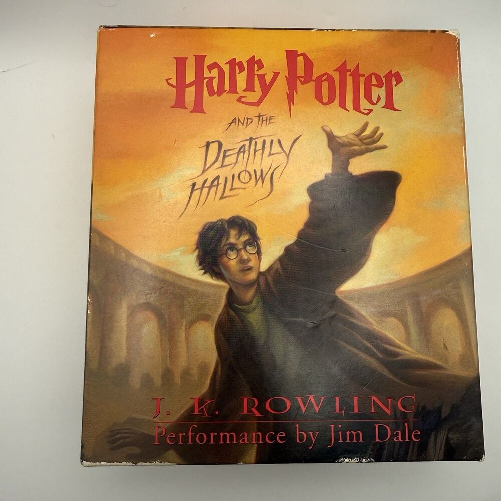 Harry Potter And The Deathly Hallows 17 CD Audio Book Jim Dale Unabridged Set